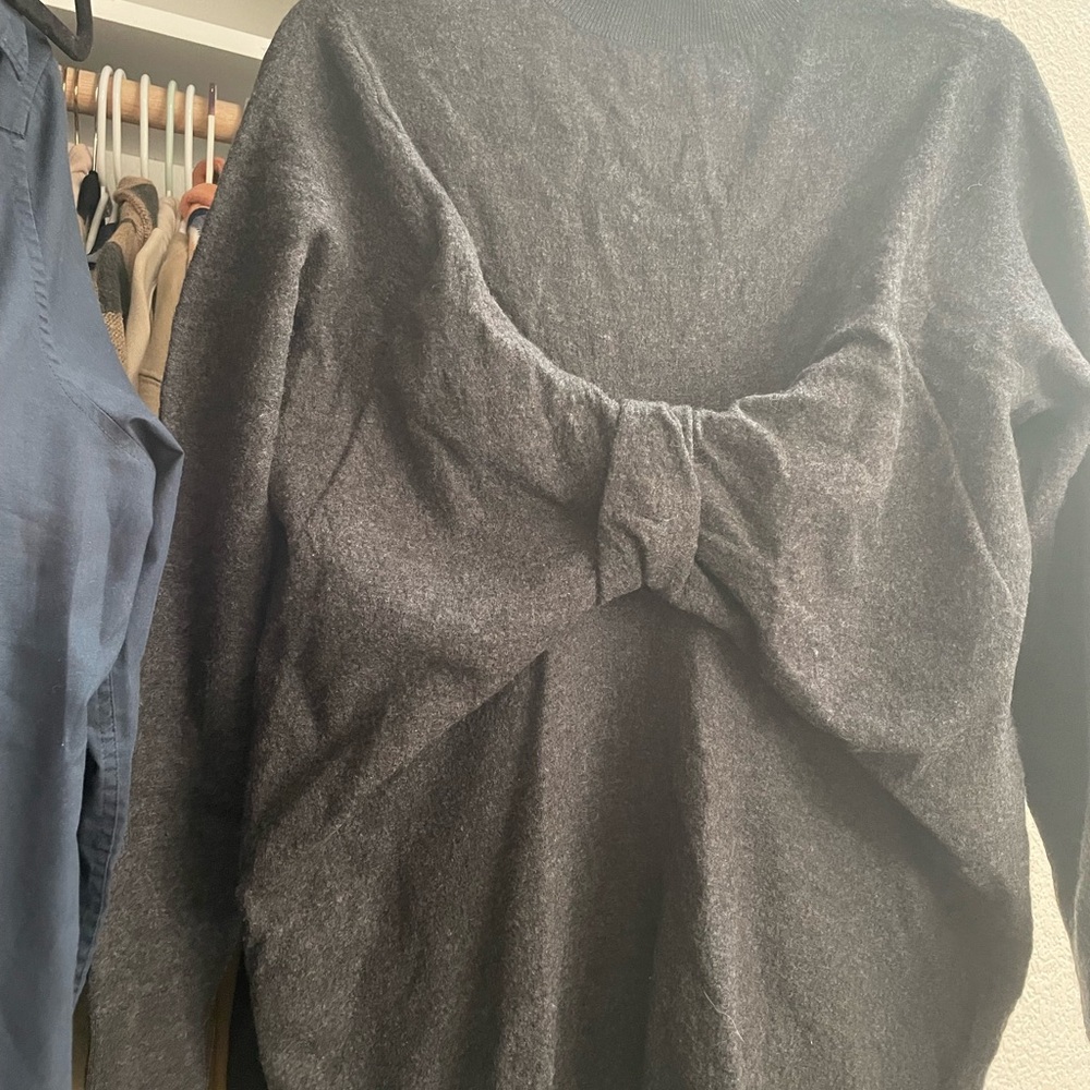 COS Wool Sweater with Bow Detail